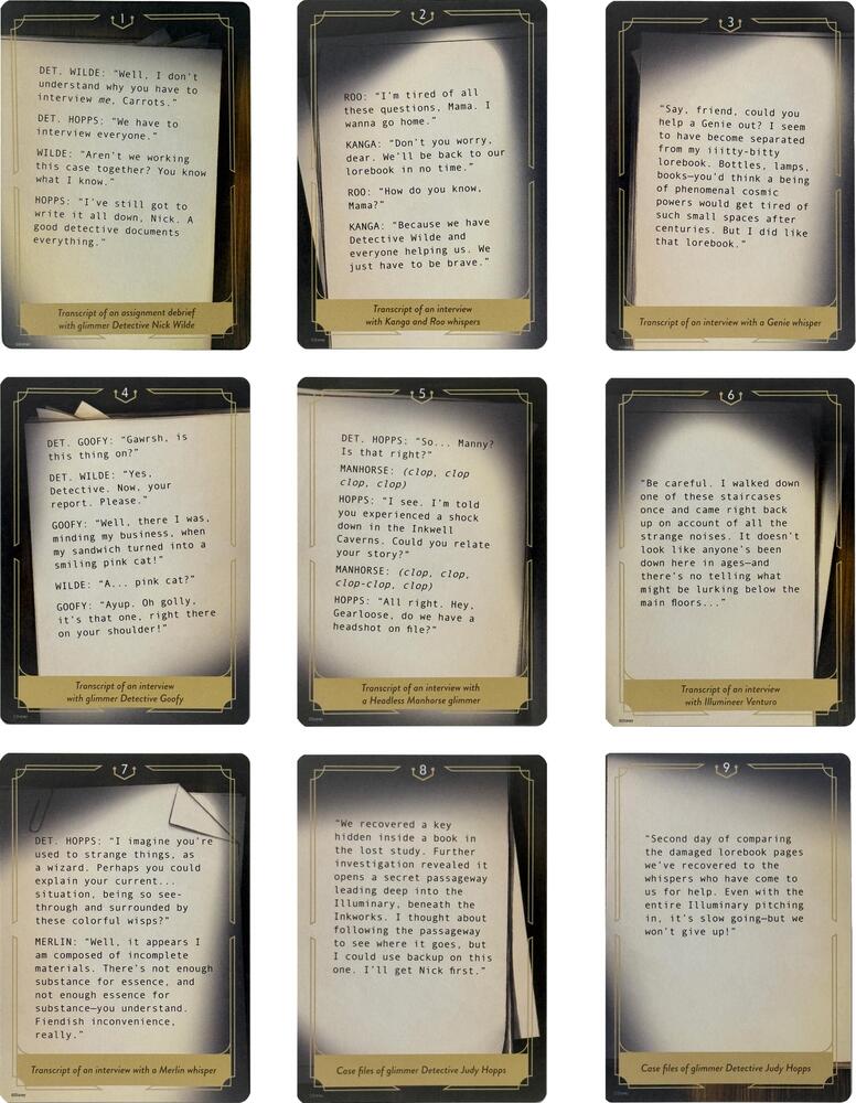 Whispers in the Well Case File Cards (Set of 18) [Whispers in the Well] | Jack's On Queen