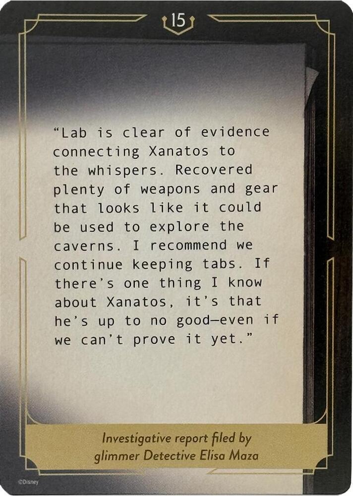 Whispers in the Well Case File Cards (15 of 18) [Whispers in the Well] | Jack's On Queen