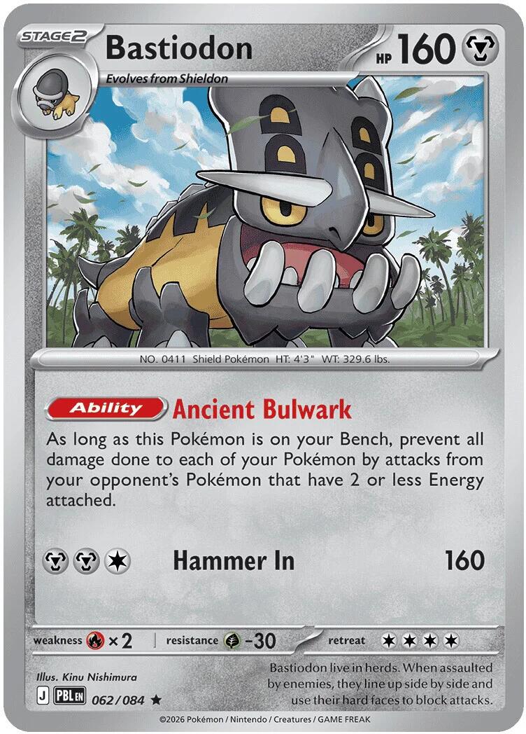 Bastiodon (062/084) (Deck Exclusive) [Mega Evolution: Pitch Black] | Jack's On Queen