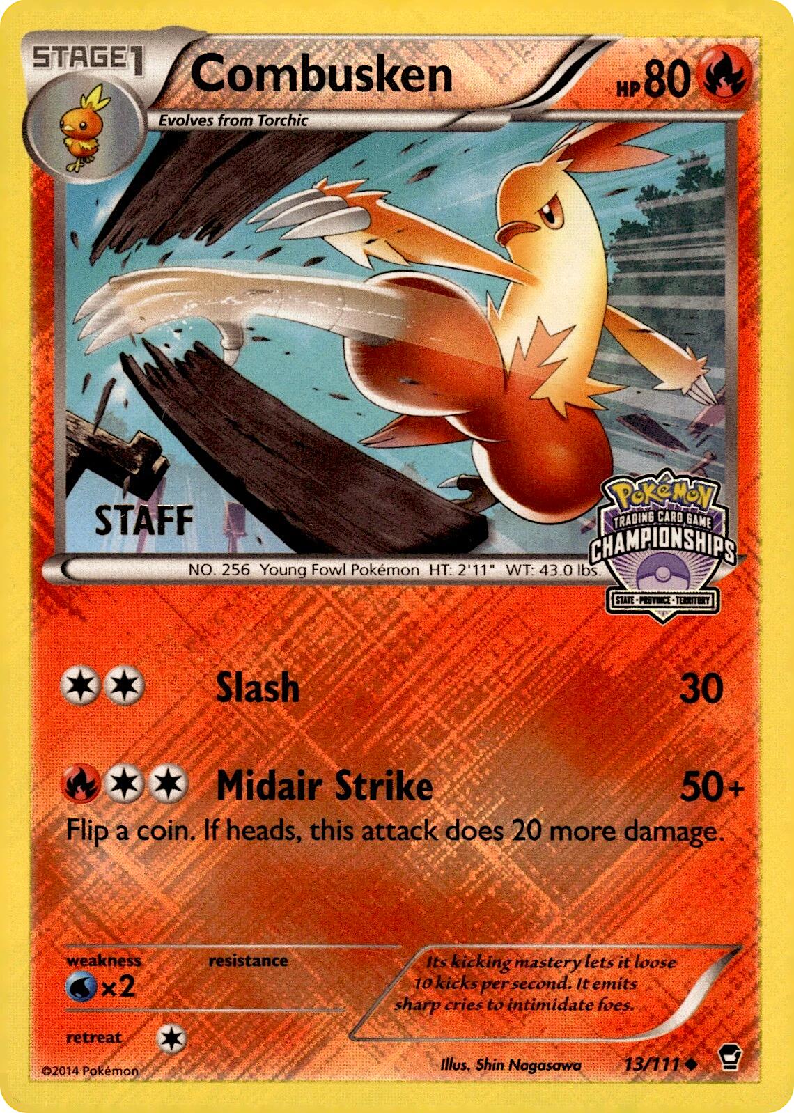 Combusken (13/111) (State Championships) [Staff] [League & Championship Cards] | Jack's On Queen