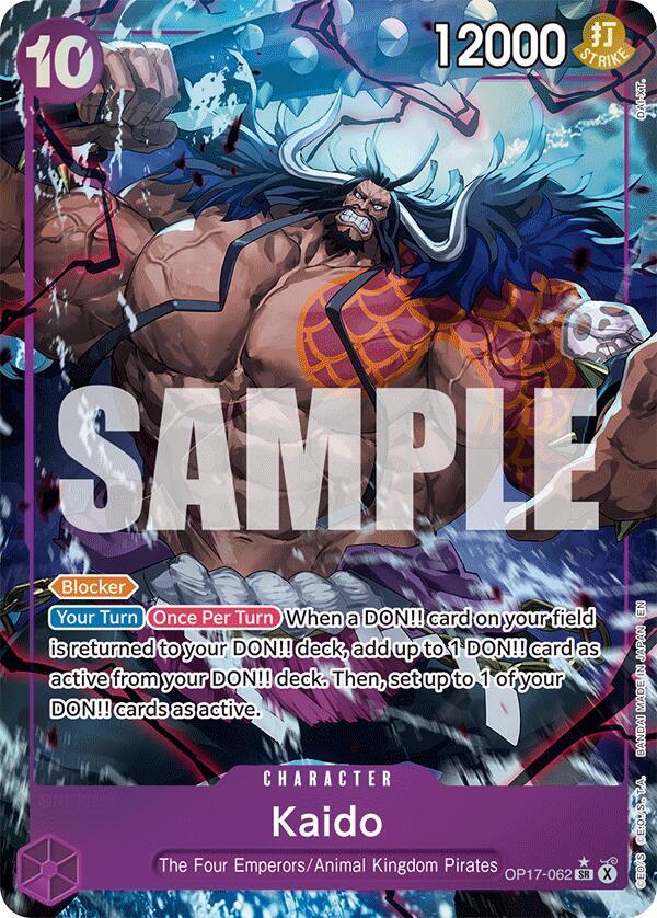 Kaido (062) (Alternate Art) (OP17-062) [The World's Strongest Warriors] | Jack's On Queen