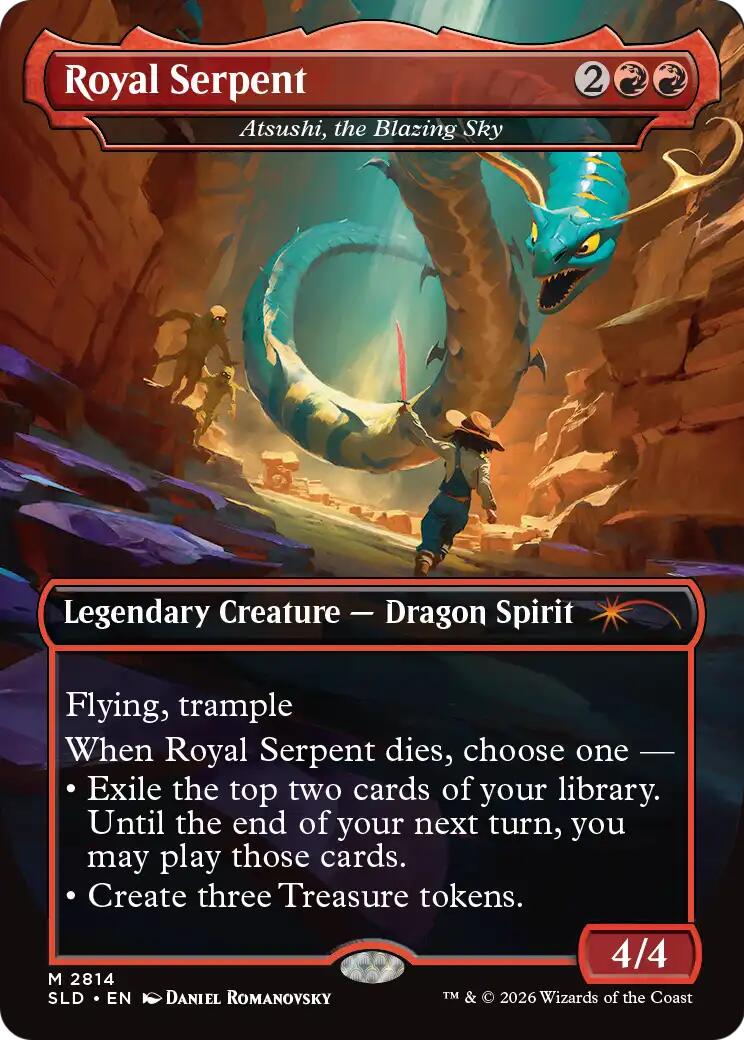 Royal Serpent - Atsushi, the Blazing Sky [Secret Lair Drop Series] | Jack's On Queen
