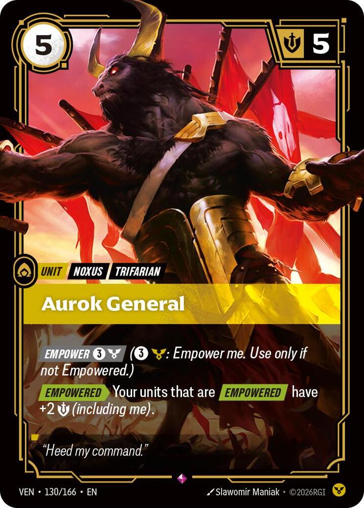 Aurok General (130/166) [Vendetta] | Jack's On Queen