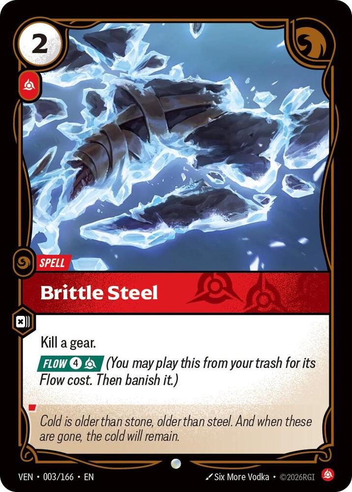 Brittle Steel (003/166) [Vendetta] | Jack's On Queen