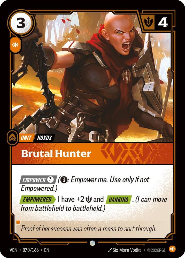 Brutal Hunter (070/166) [Vendetta] | Jack's On Queen