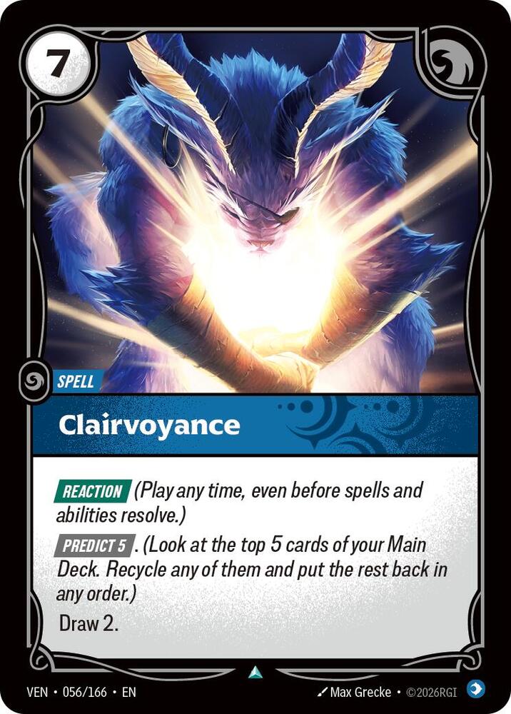 Clairvoyance (056/166) [Vendetta] | Jack's On Queen