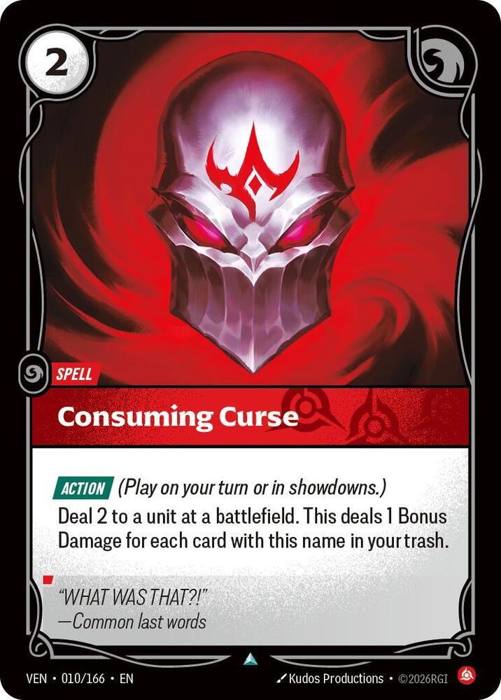 Consuming Curse (010/166) [Vendetta] | Jack's On Queen