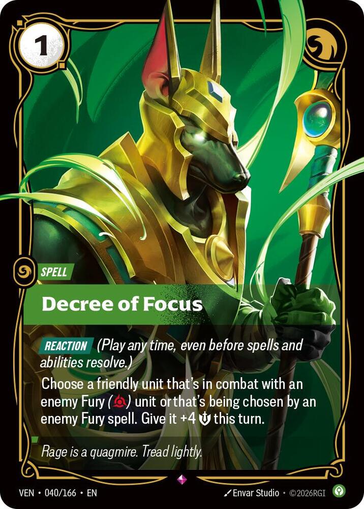 Decree of Focus (040/166) [Vendetta] | Jack's On Queen