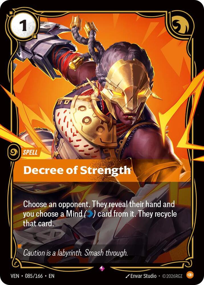 Decree of Strength (085/166) [Vendetta] | Jack's On Queen