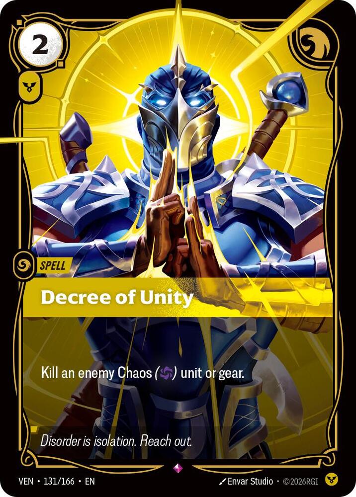 Decree of Unity (131/166) [Vendetta] | Jack's On Queen