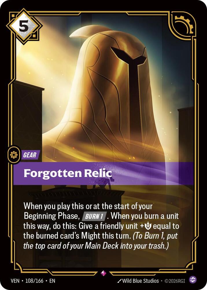 Forgotten Relic (108/166) [Vendetta] | Jack's On Queen