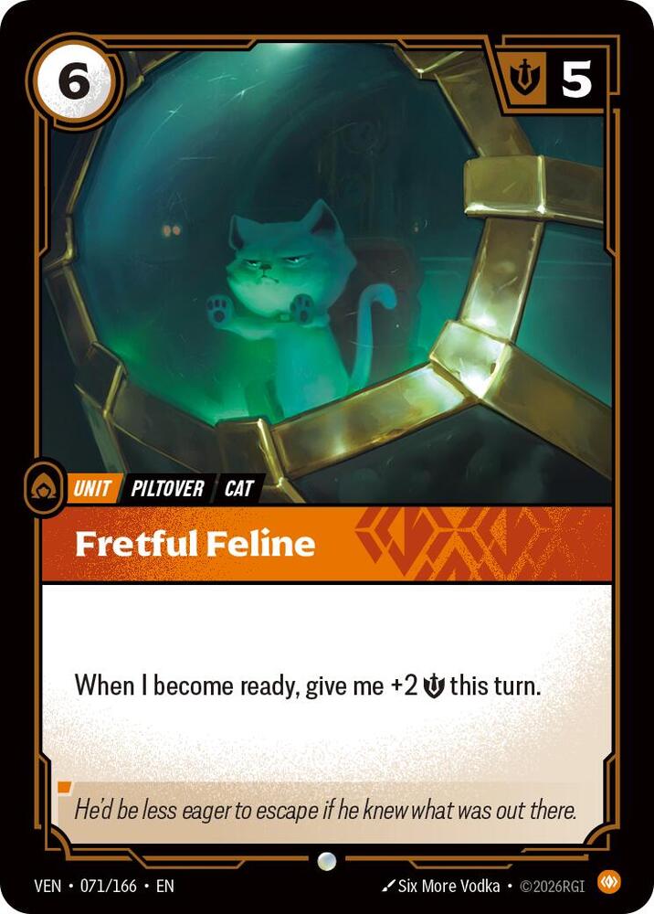 Fretful Feline (071/166) [Vendetta] | Jack's On Queen