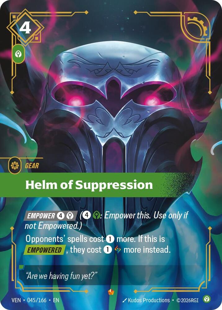 Helm of Suppression (045/166) [Vendetta] | Jack's On Queen
