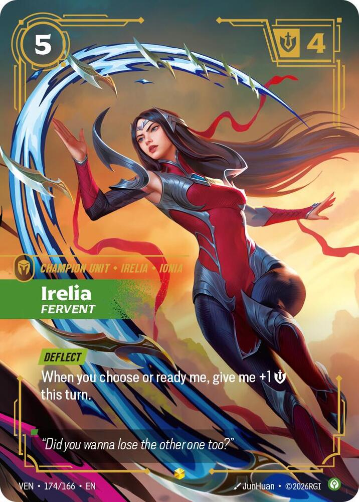 Irelia - Fervent (Overnumbered) (174/166) [Vendetta] | Jack's On Queen