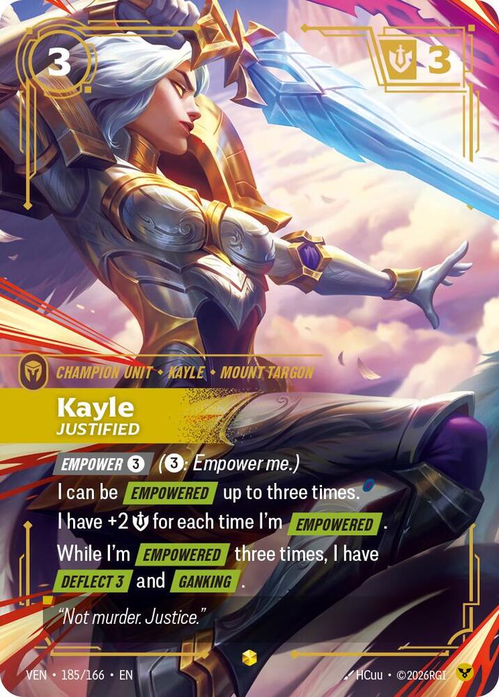 Kayle - Justified (Overnumbered) (185/166) [Vendetta] | Jack's On Queen