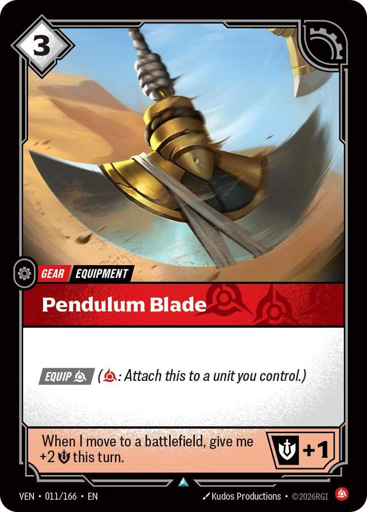 Pendulum Blade (011/166) [Vendetta] | Jack's On Queen
