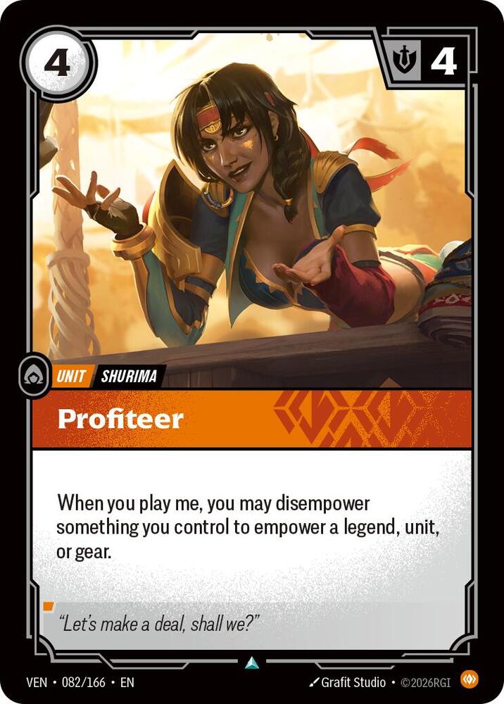 Profiteer (082/166) [Vendetta] | Jack's On Queen