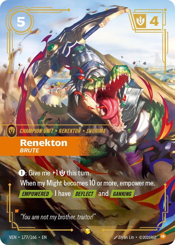 Renekton - Brute (Overnumbered) (177/166) [Vendetta] | Jack's On Queen