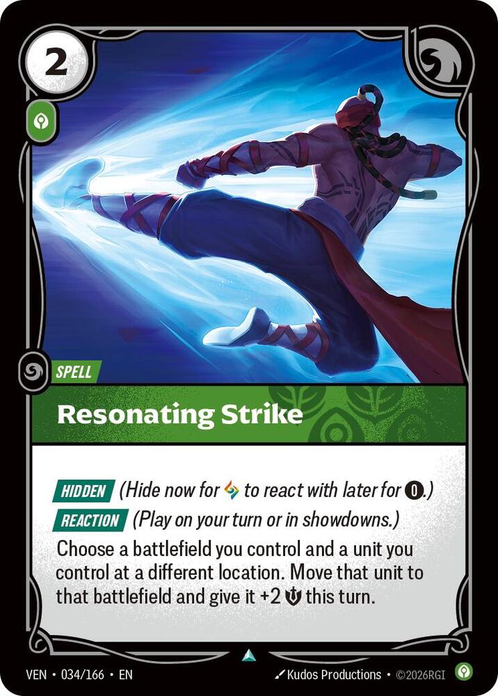Resonating Strike (034/166) [Vendetta] | Jack's On Queen
