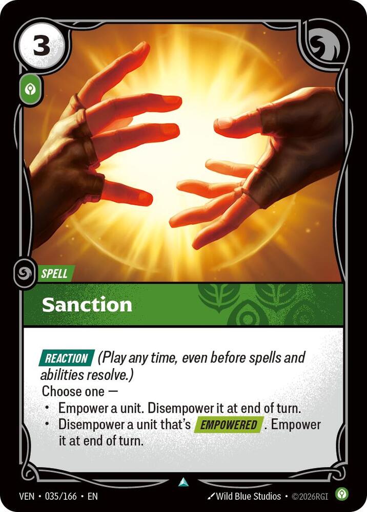 Sanction (035/166) [Vendetta] | Jack's On Queen