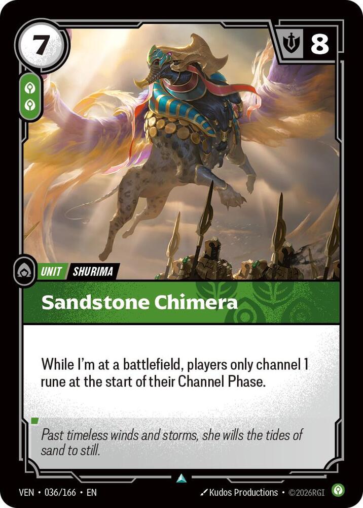 Sandstone Chimera (036/166) [Vendetta] | Jack's On Queen