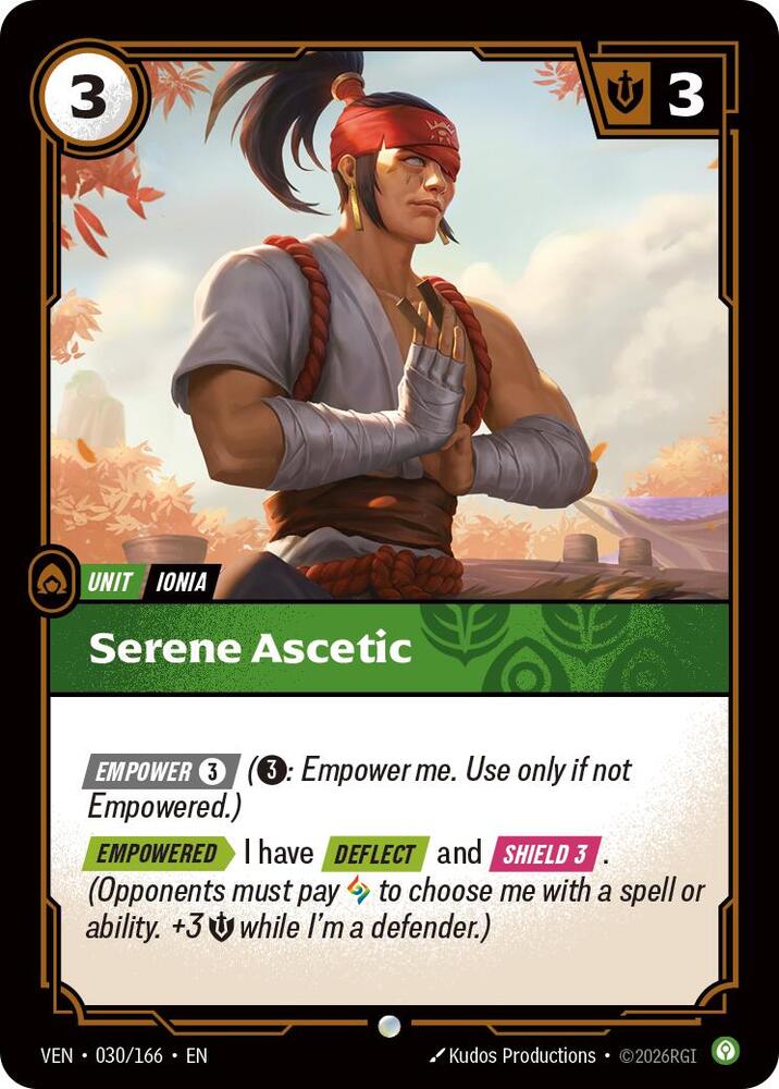 Serene Ascetic (030/166) [Vendetta] | Jack's On Queen