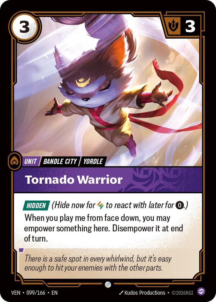 Tornado Warrior (099/166) [Vendetta] | Jack's On Queen