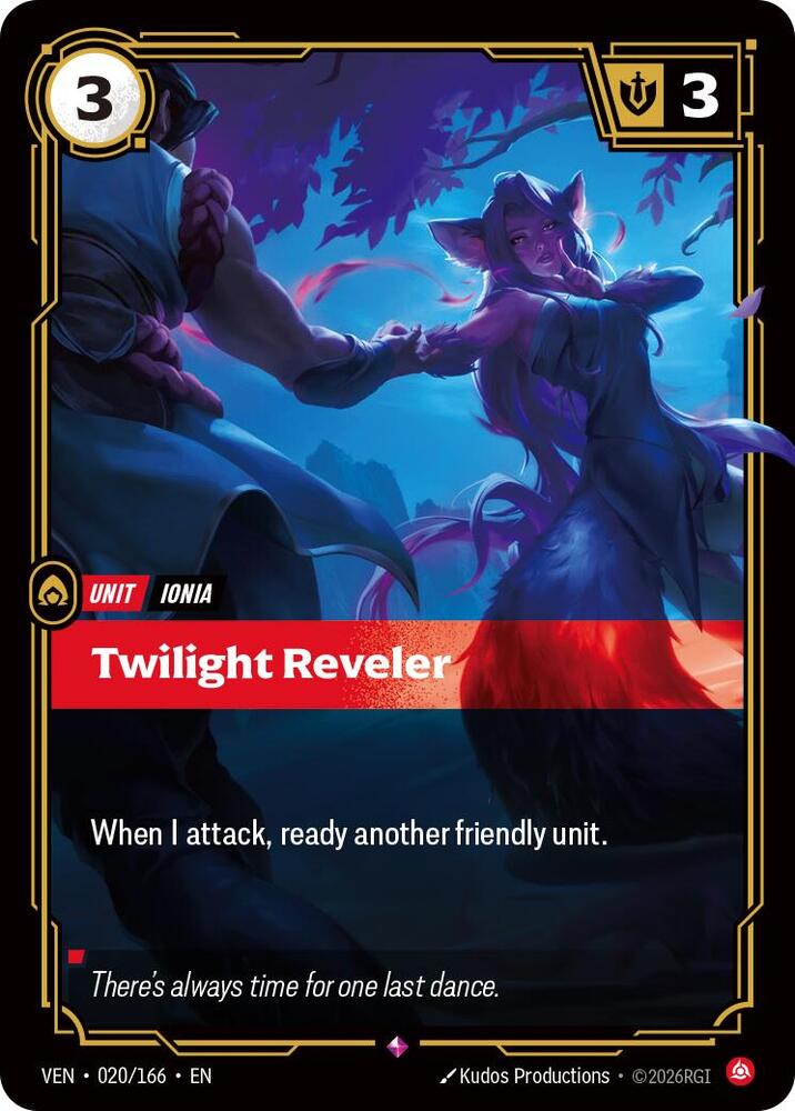 Twilight Reveler (020/166) [Vendetta] | Jack's On Queen