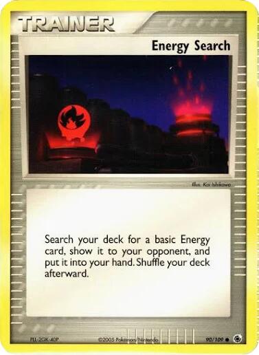 Energy Search (90) (Deck Exclusive) [EX: Ruby & Sapphire] | Jack's On Queen