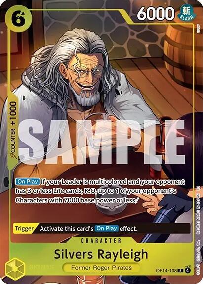 Silvers Rayleigh (One Piece Card Game Illustration Box Vol. 7) (OP14-108) [One Piece Promotion Cards] | Jack's On Queen