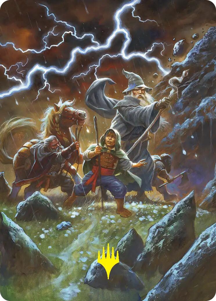 Call Forth the Tempest Art Card (Gold-Stamped) [The Hobbit Art Series] | Jack's On Queen