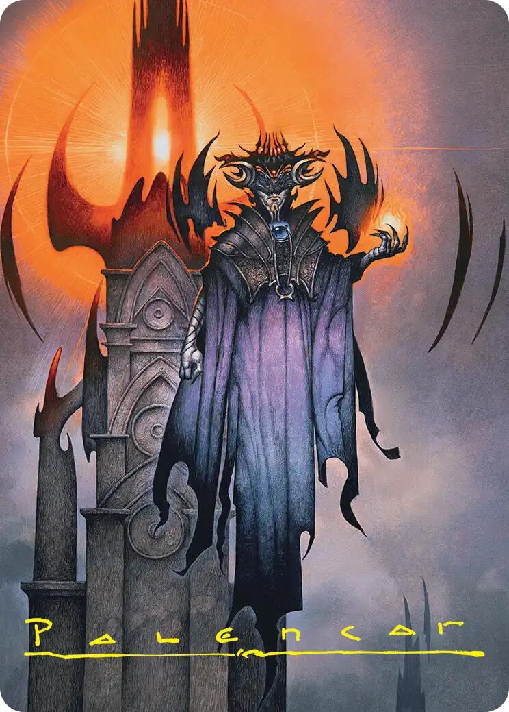 Sauron, the Lidless Eye Art Card (Gold-Stamped Signature) [The Hobbit Art Series] | Jack's On Queen