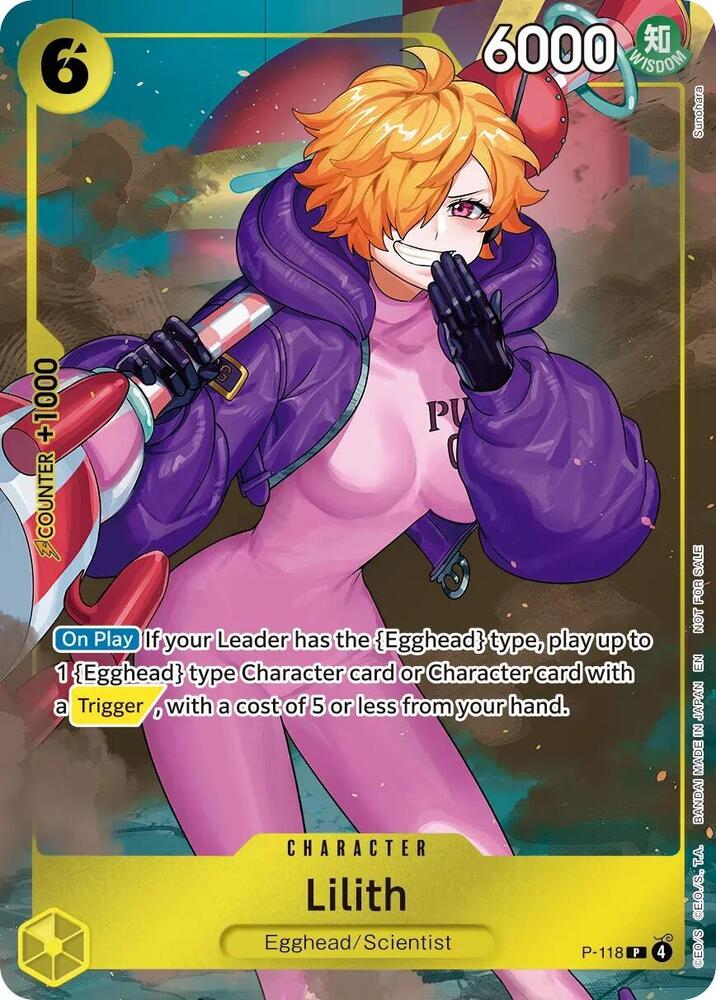 Lilith (Event Pack Vol. 9) (P-118) [One Piece Promotion Cards] | Jack's On Queen