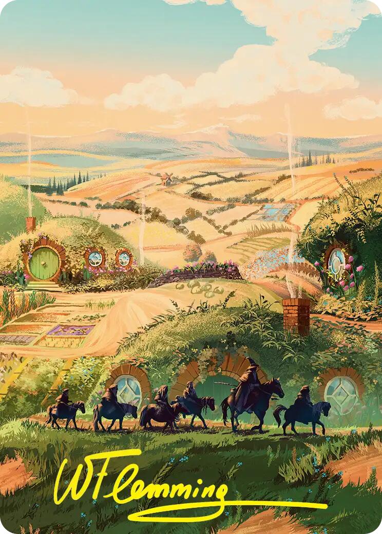 Plains Art Card (Gold-Stamped Signature) [The Hobbit Art Series] | Jack's On Queen