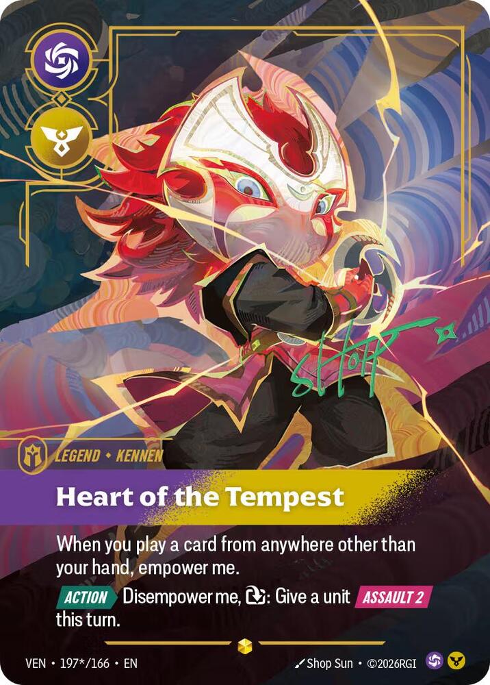 Kennen - Heart of the Tempest (Signature) (197*/166) [Vendetta] | Jack's On Queen