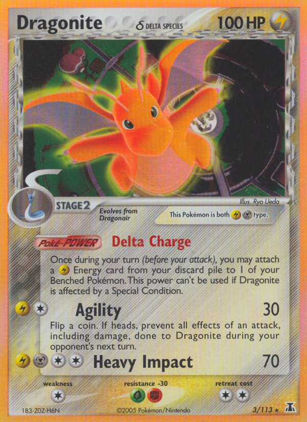 Dragonite (3/113) (Delta Species) [EX: Delta Species] | Jack's On Queen