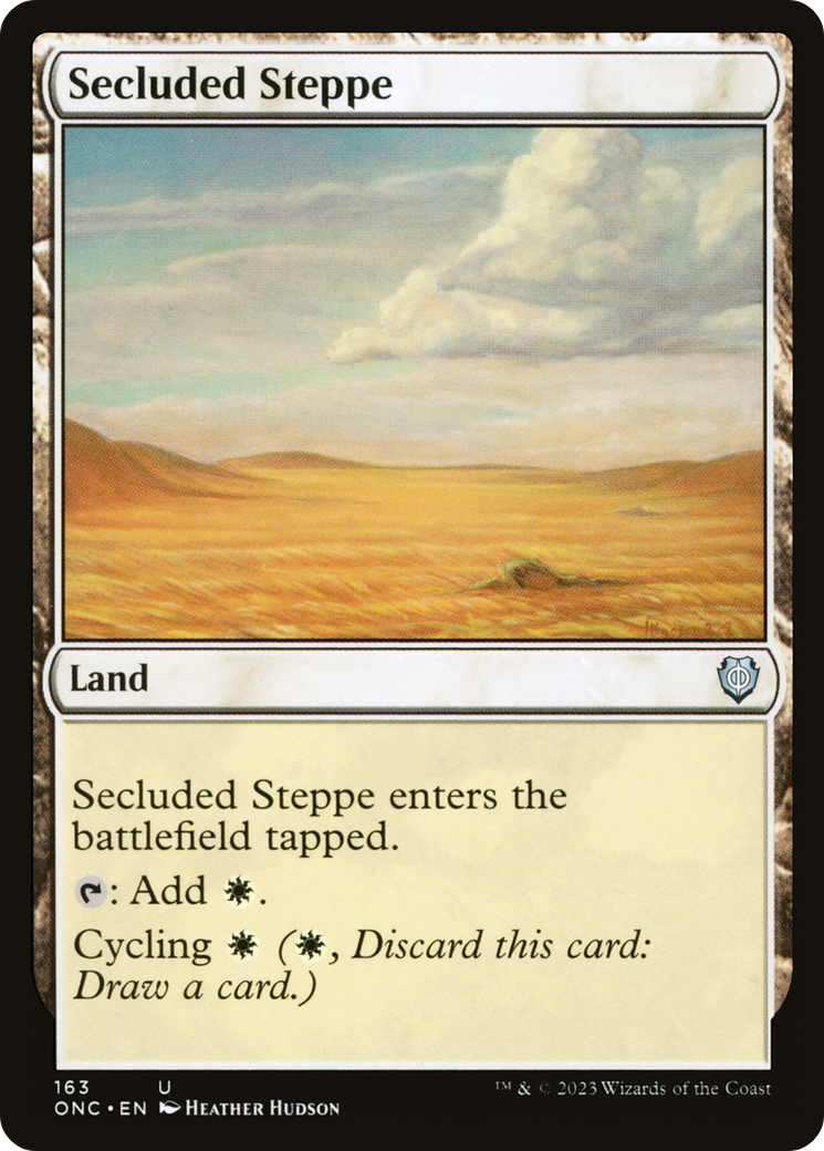 Secluded Steppe [Phyrexia: All Will Be One Commander] | Jack's On Queen