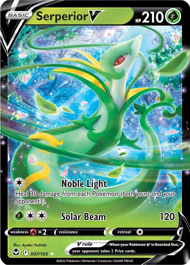 Serperior V (007/195) [Sword & Shield: Silver Tempest] | Jack's On Queen