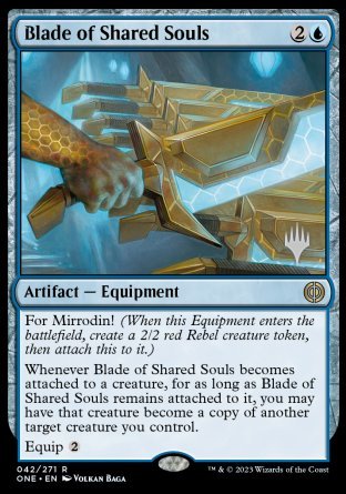 Blade of Shared Souls (Promo Pack) [Phyrexia: All Will Be One Promos] | Jack's On Queen