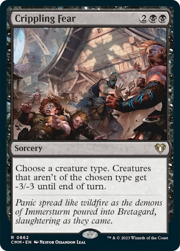 Crippling Fear [Commander Masters] | Jack's On Queen