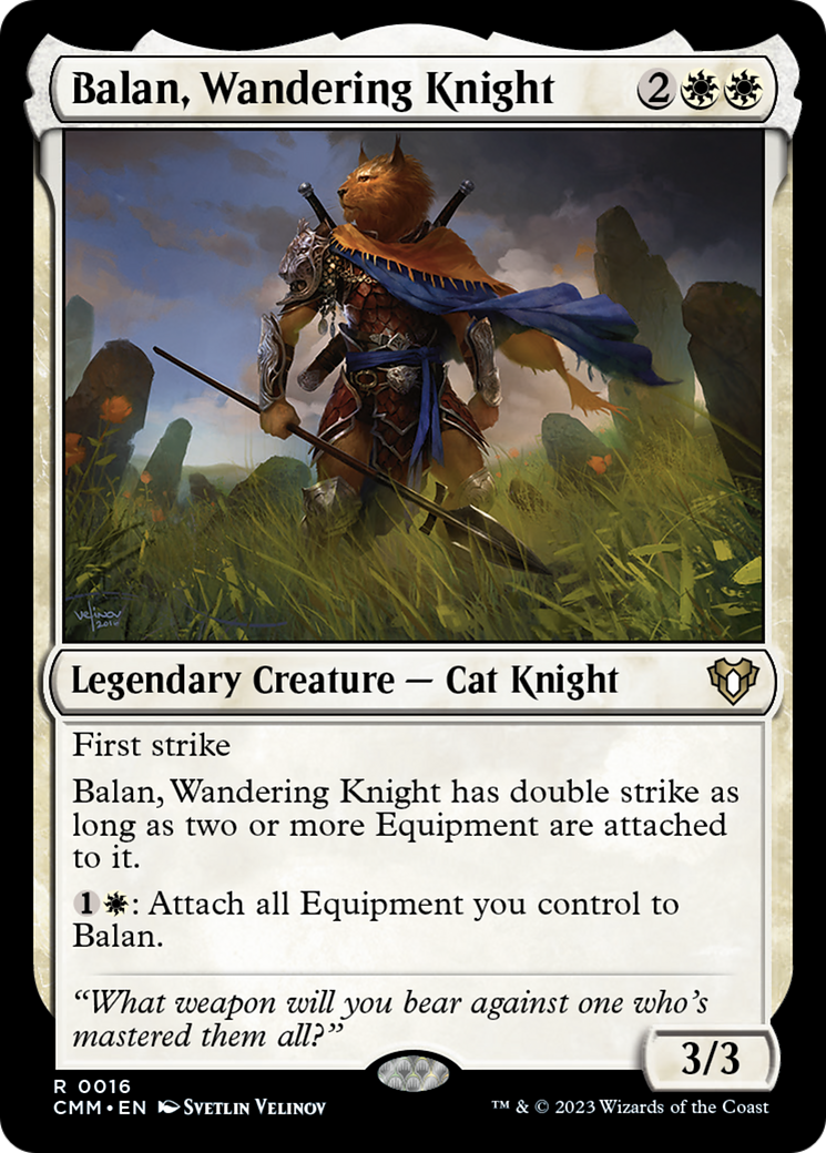 Balan, Wandering Knight [Commander Masters] | Jack's On Queen