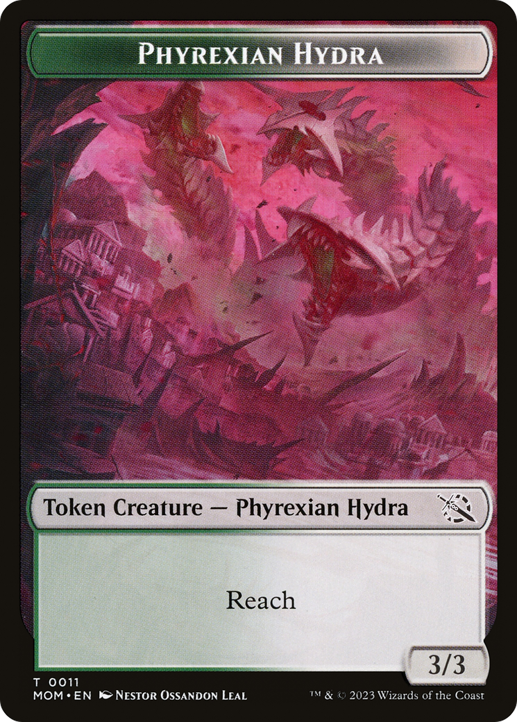 Phyrexian Myr // Phyrexian Hydra (11) Double-Sided Token [March of the Machine Tokens] | Jack's On Queen