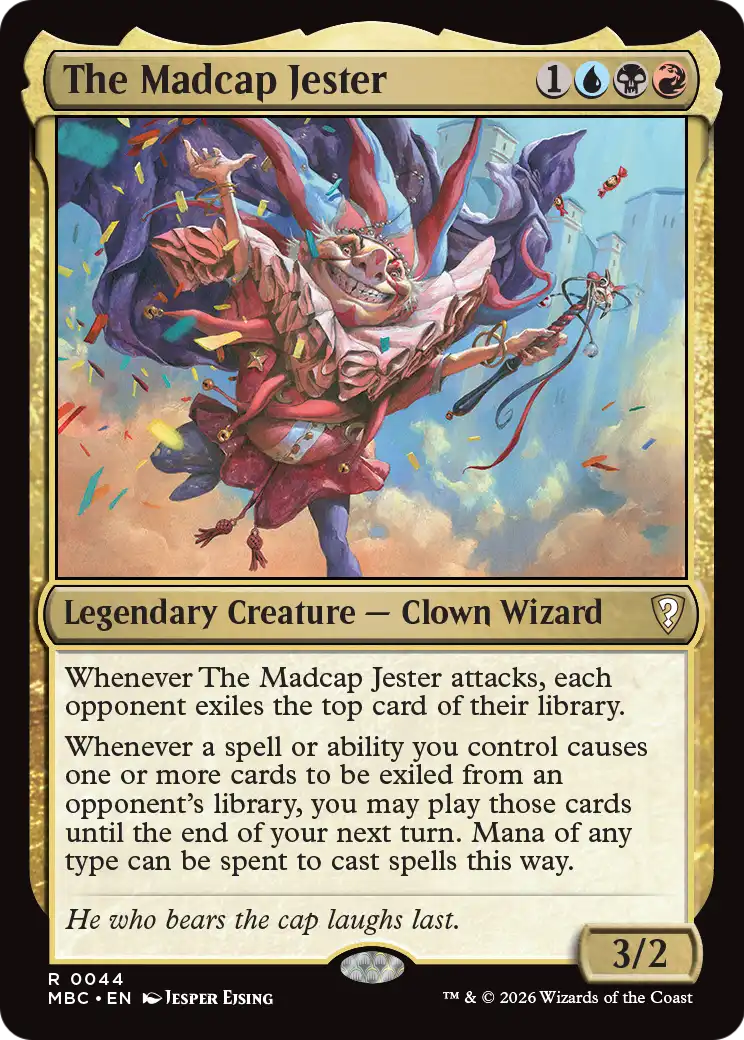 The Madcap Jester [Mystery Booster: Commander Edition] | Jack's On Queen