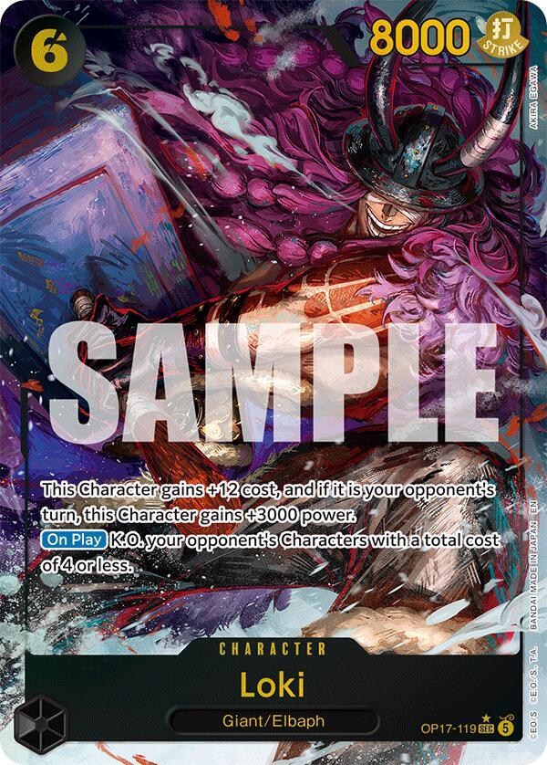 Loki (Alternate Art) (OP17-119) [The World's Strongest Warriors] | Jack's On Queen