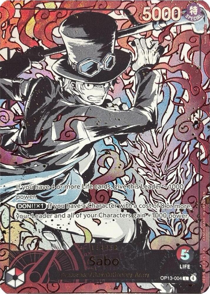 Sabo (English Version 3rd Anniversary Set) (OP13-004) [One Piece Promotion Cards] | Jack's On Queen