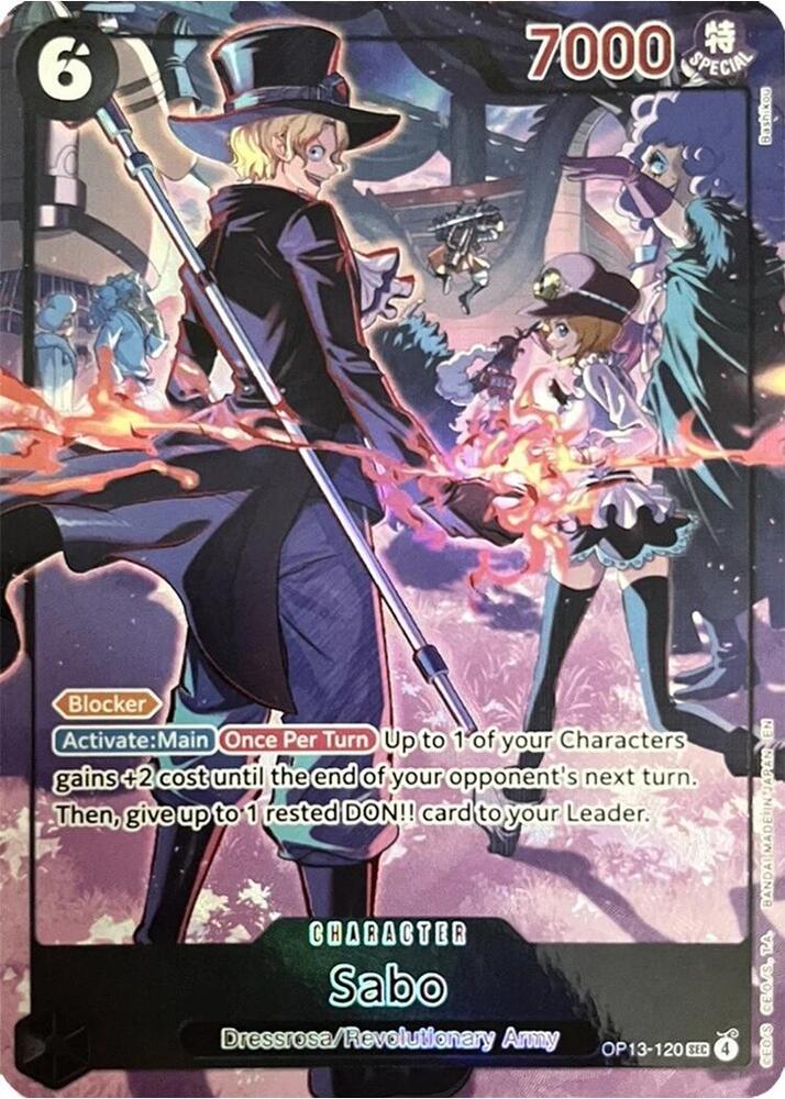 Sabo (120) (English Version 3rd Anniversary Set) (OP13-120) [One Piece Promotion Cards] | Jack's On Queen