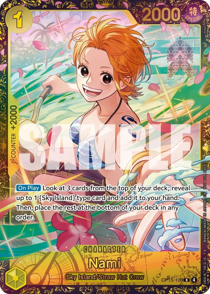 Nami (CS26-27 Regionals Season 2 Top 64) (OP15-108) [Adventure on Kami's Island] | Jack's On Queen