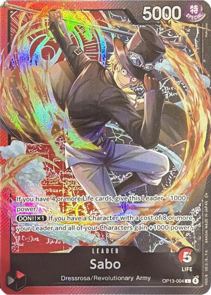 Sabo (Sound Loader Ace and Sabo Edition 2026) (OP13-004) [One Piece Promotion Cards] | Jack's On Queen