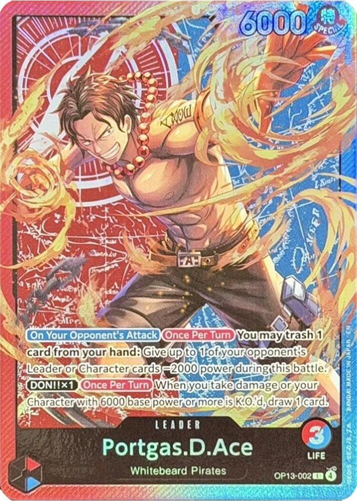Portgas.D.Ace (Sound Loader Ace and Sabo Edition 2026) (OP13-002) [One Piece Promotion Cards] | Jack's On Queen
