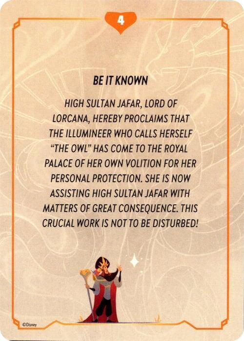 Reign of Jafar Lore Card (4 of 19) [Reign of Jafar] | Jack's On Queen